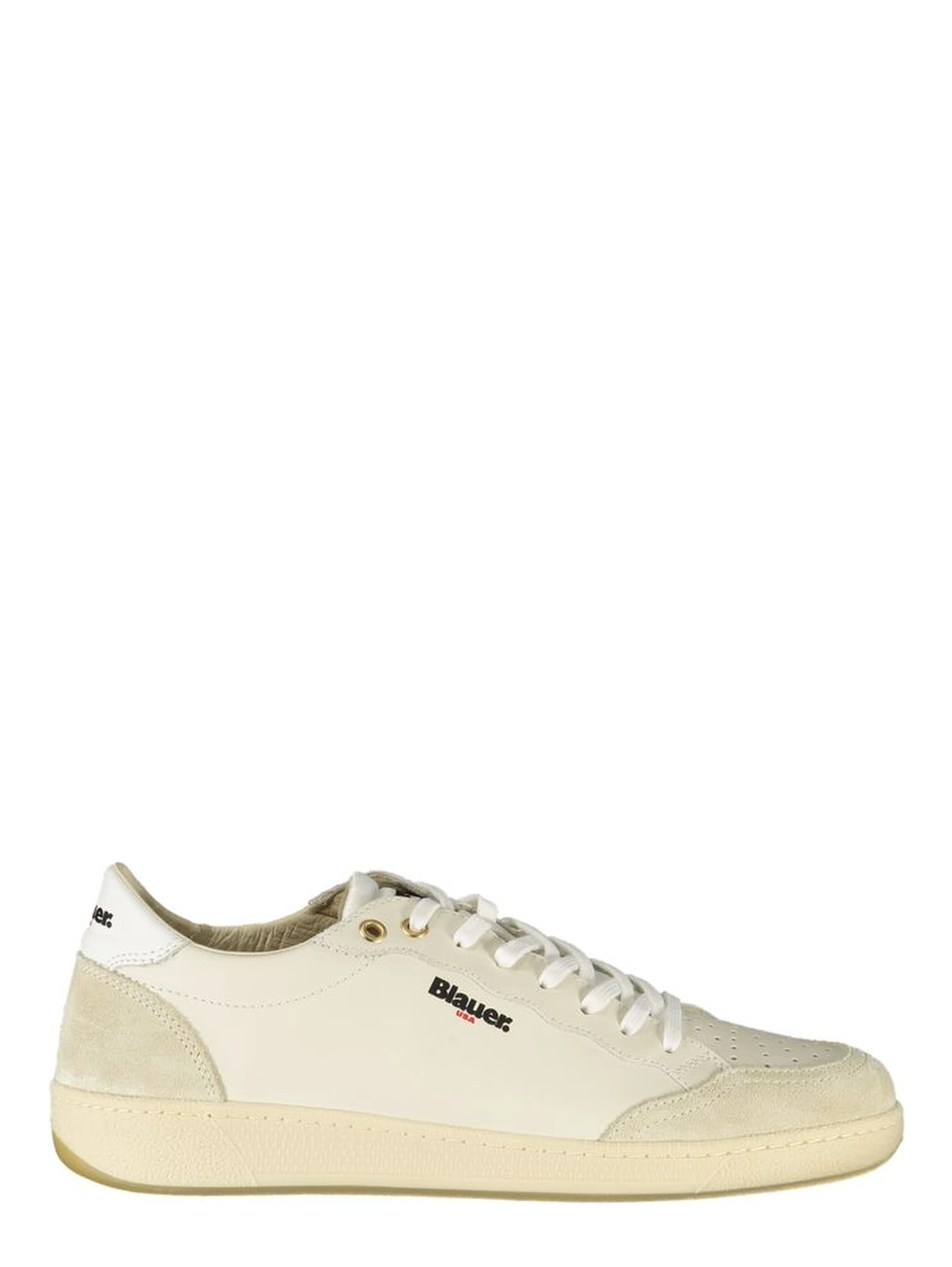 White Leather Men Sneaker