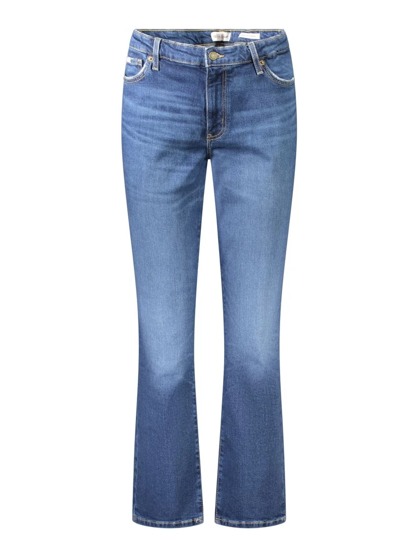 Blue Cotton Women's Straight Jean
