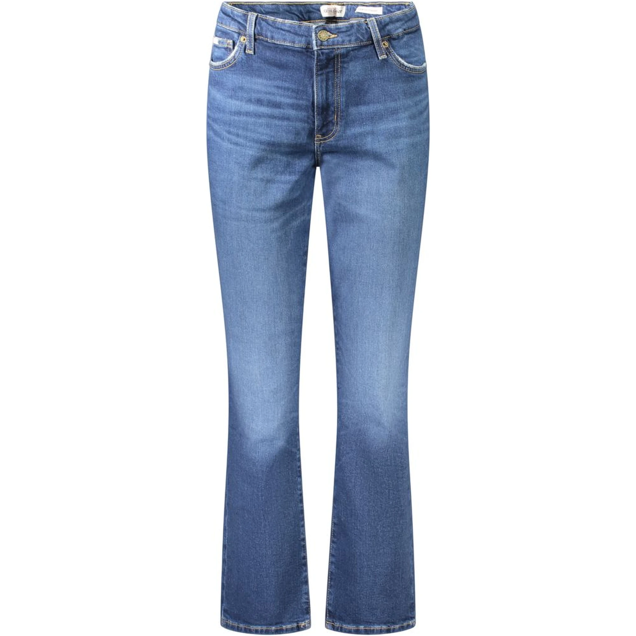Blue Cotton Women's Straight Jean