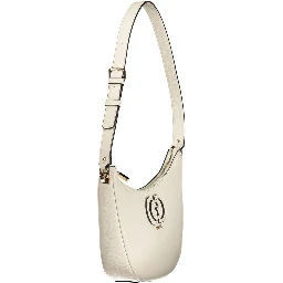 White Polyethylene Women Handbag
