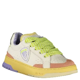 White Leather Women Sneaker