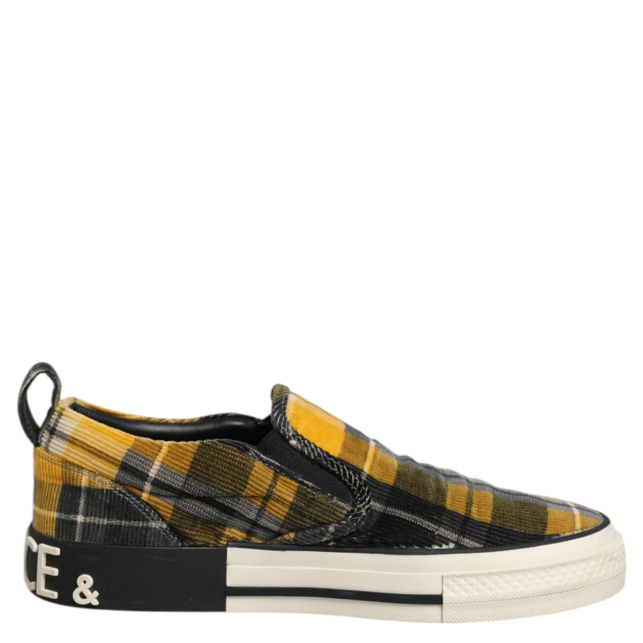 Multicolor Portofino Tartan Check Sneakers Shoes