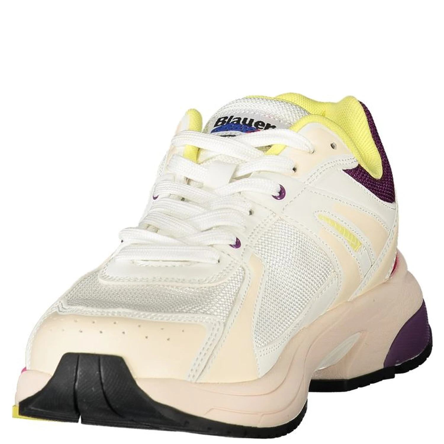 White Polyester Women Sneaker