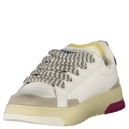 White Leather Women Sneaker