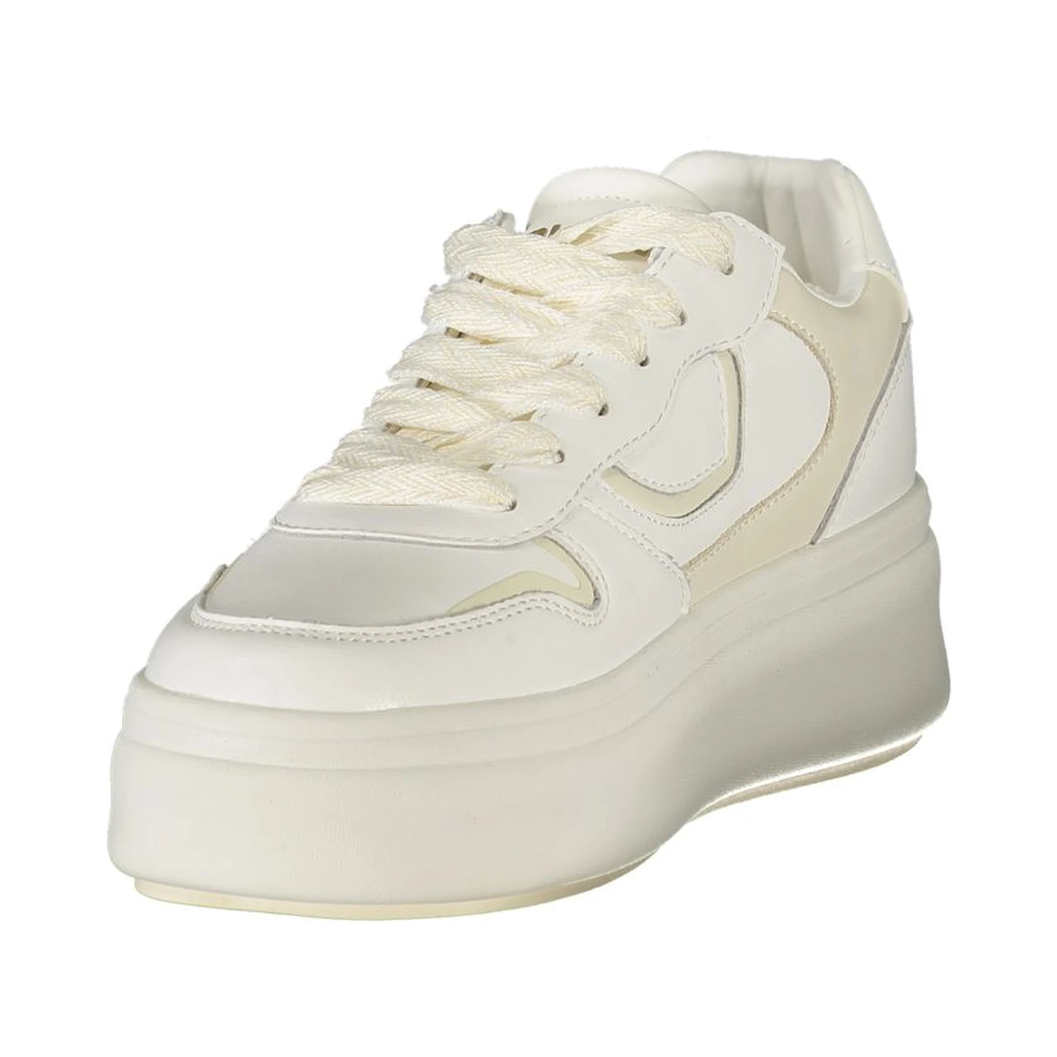 White Leather Women Sneaker