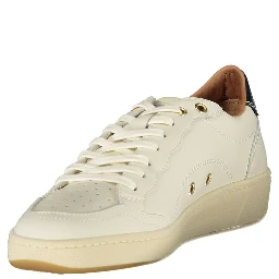 White Leather Women Sneaker