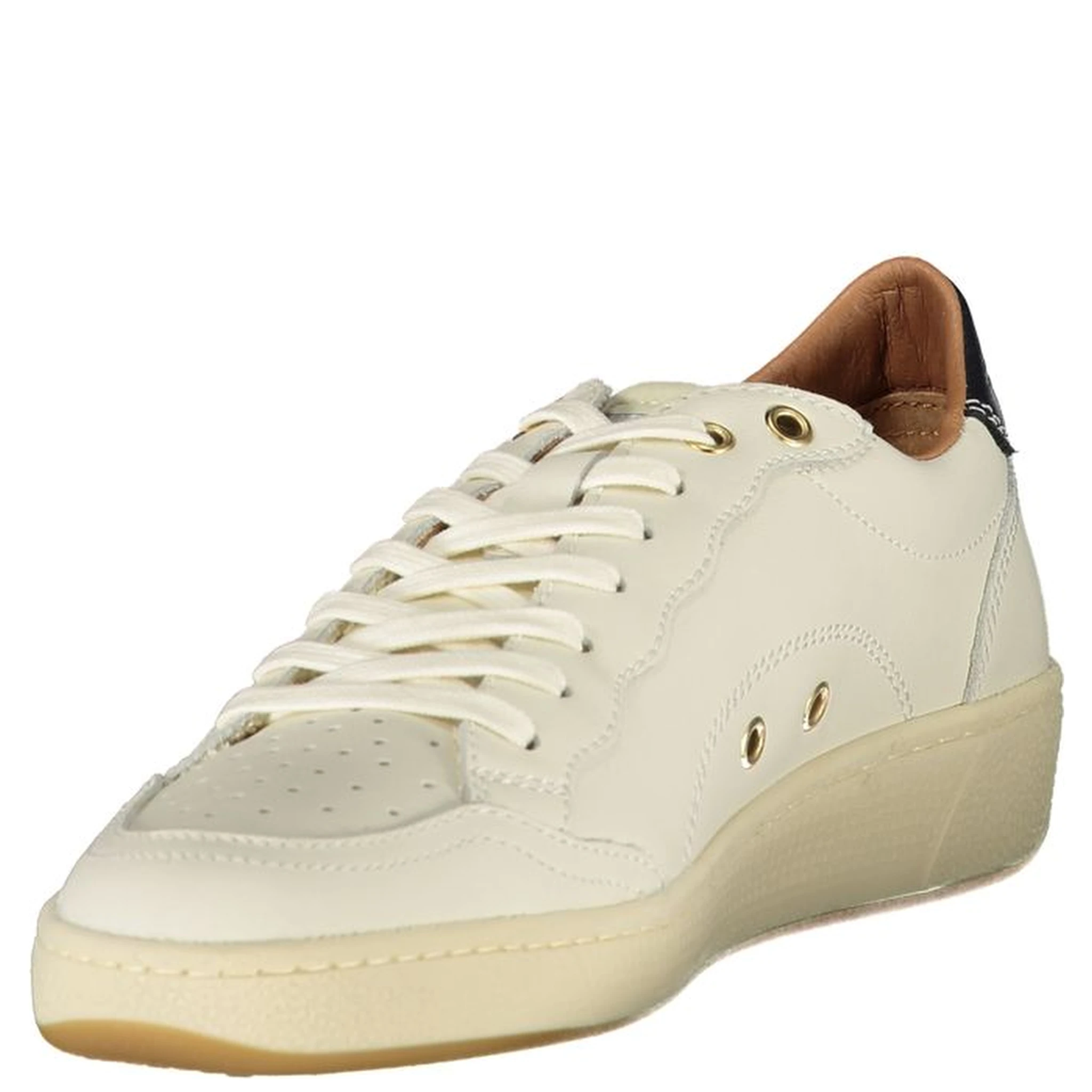 White Leather Women Sneaker