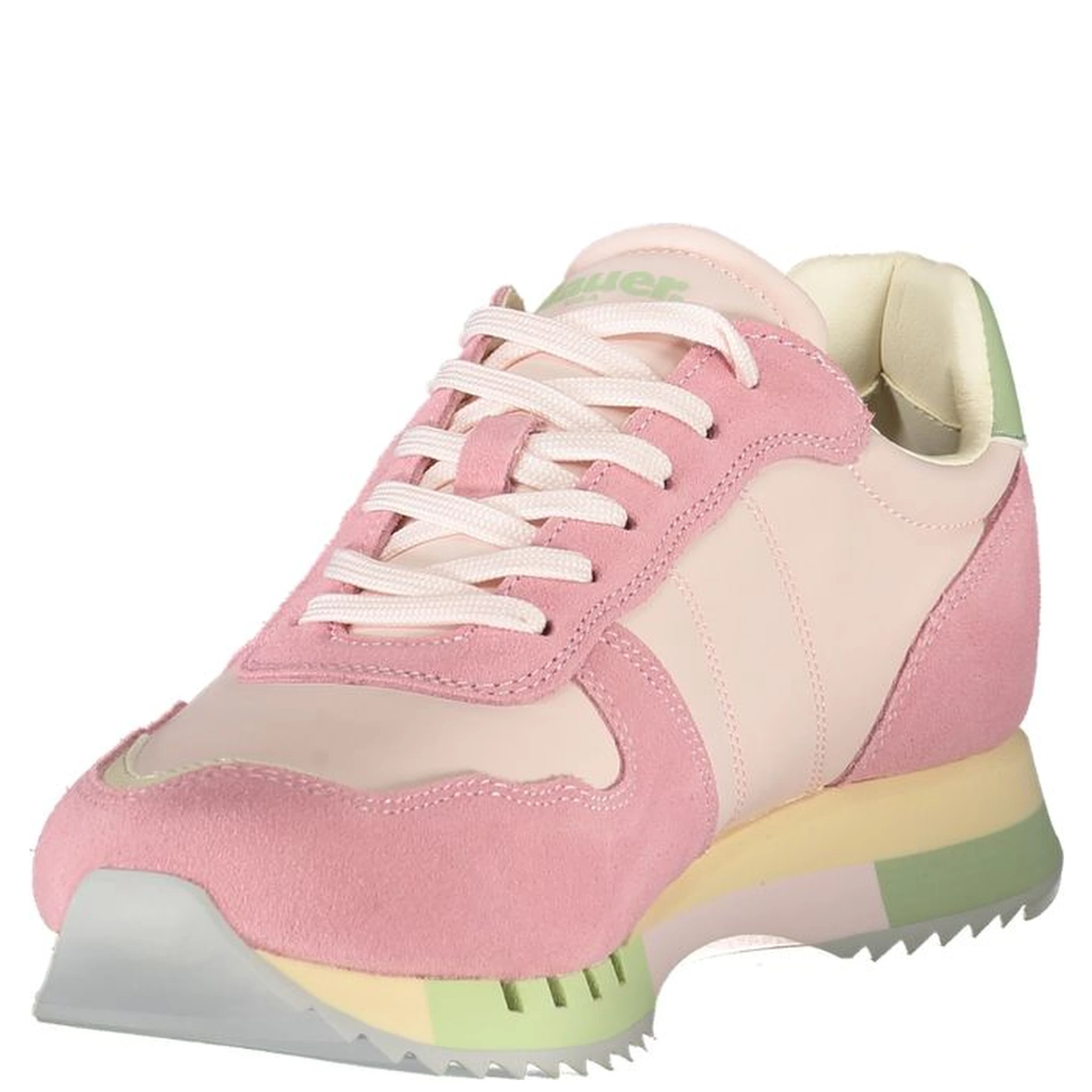 Pink Leather Women Sneaker