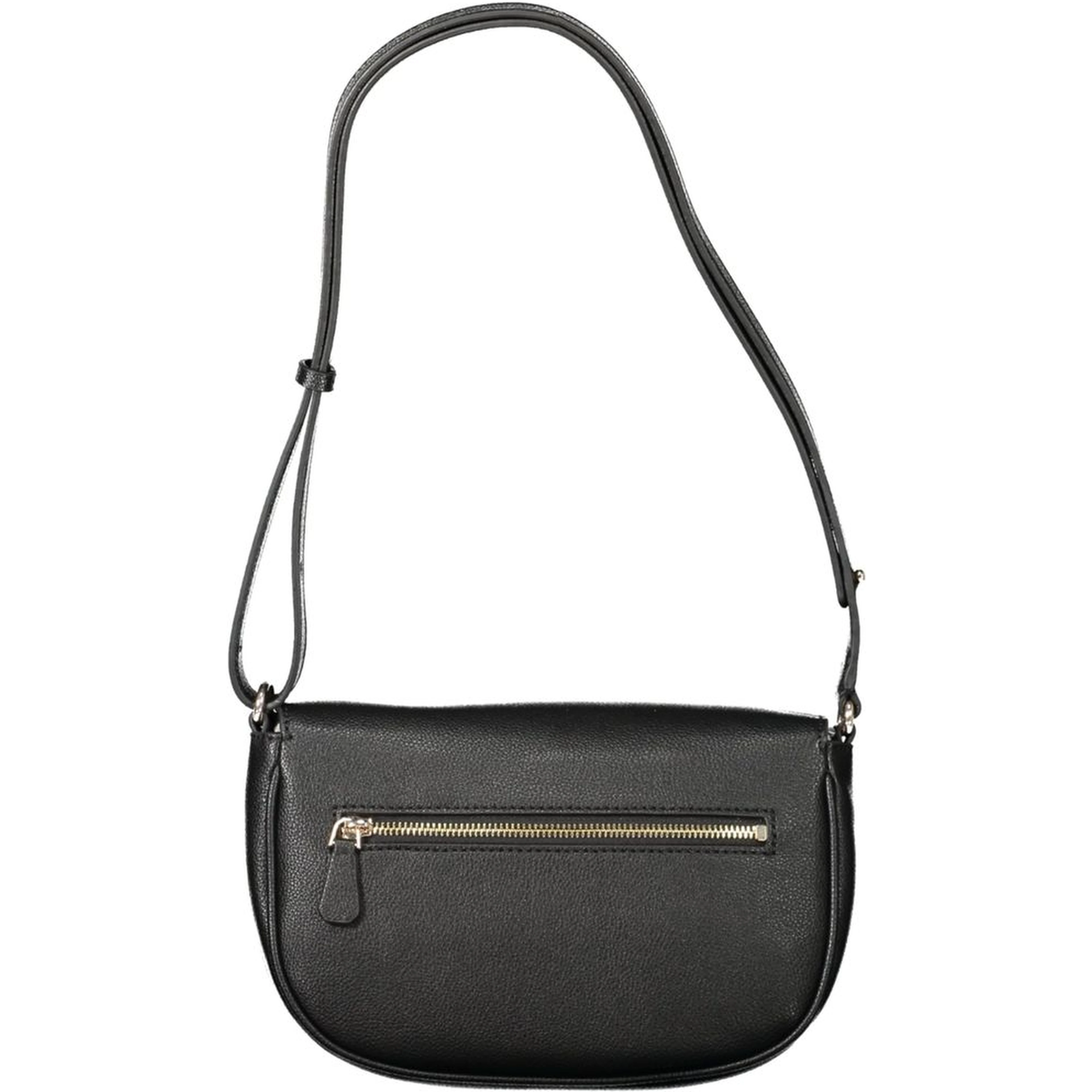 Black Polyethylene Women Handbag