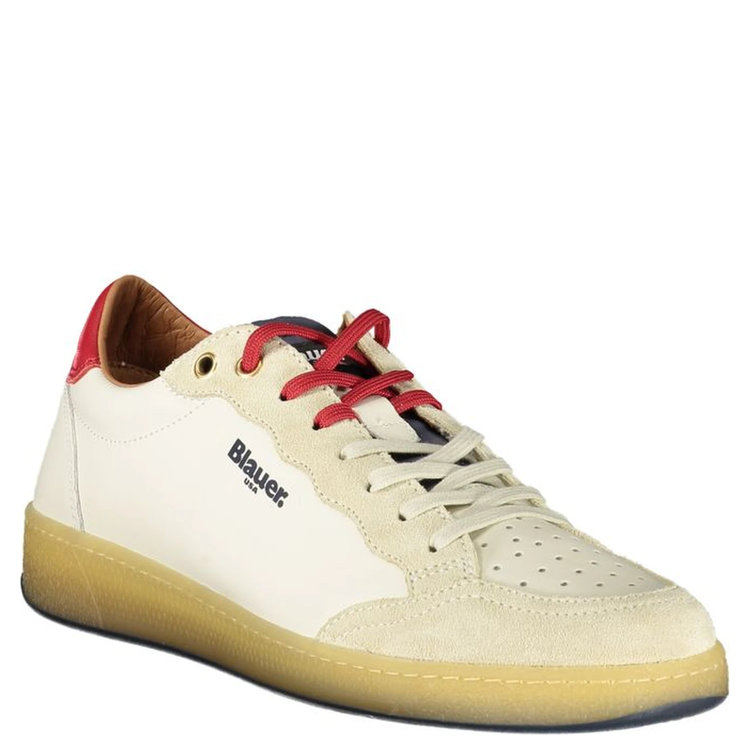 White Leather Men Sneaker