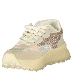 Beige Polyester Women Sneaker