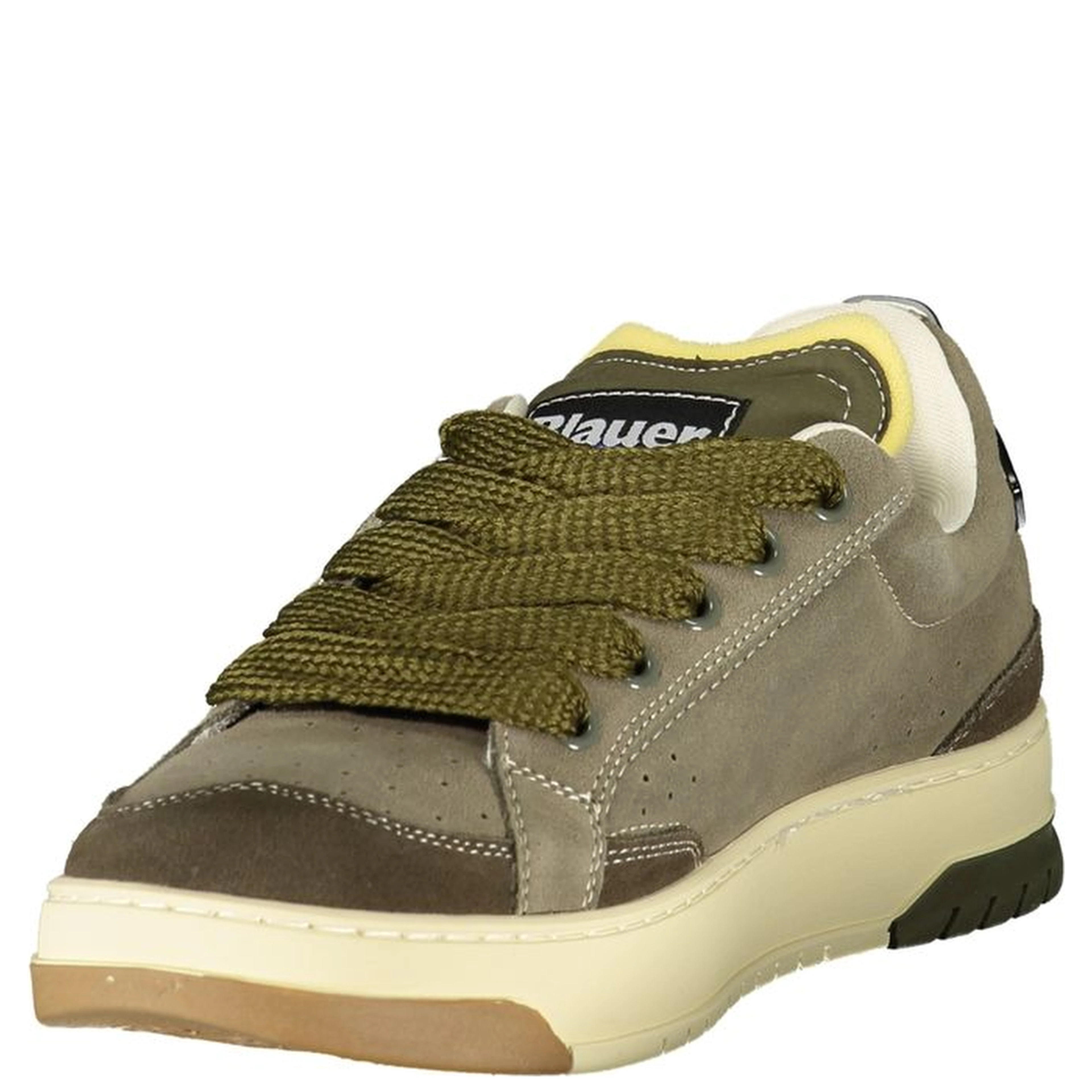 Green Leather Men Sneaker