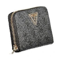 Black Polyethylene Women Wallet