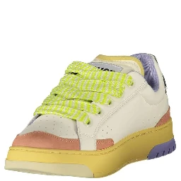White Leather Women Sneaker