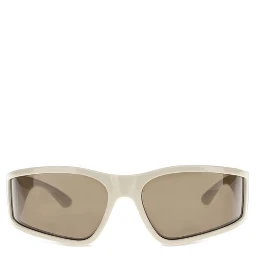 Cream Polyamide Sunglasses