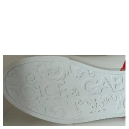 White Red Portofino Low Top Sneakers Shoes