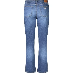 Blue Cotton Women's Straight Jean
