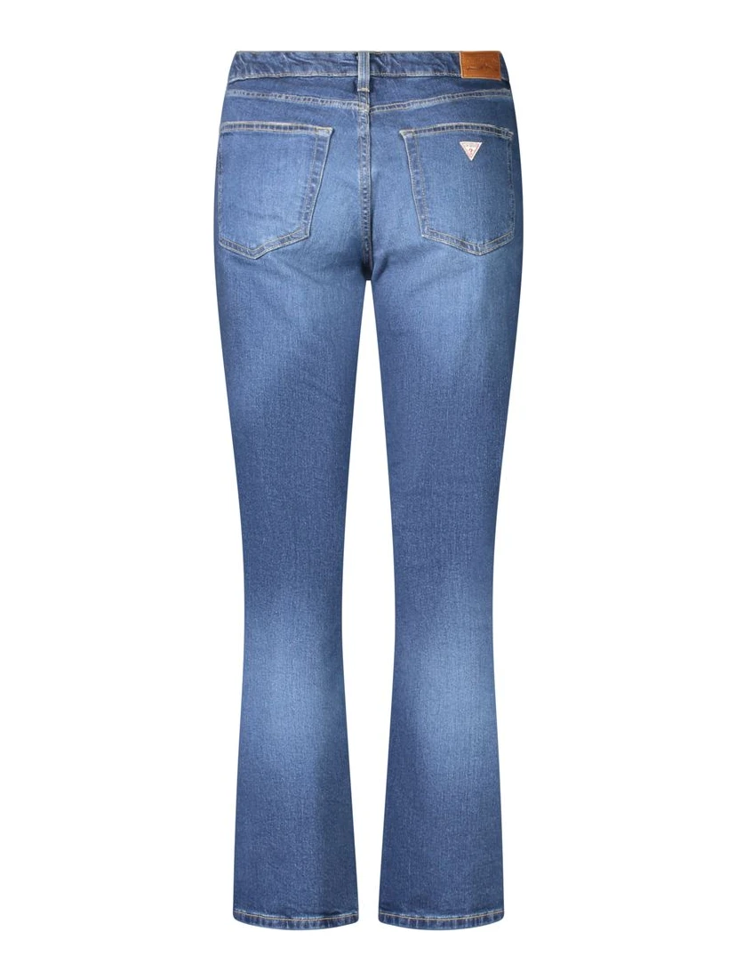 Blue Cotton Women's Straight Jean