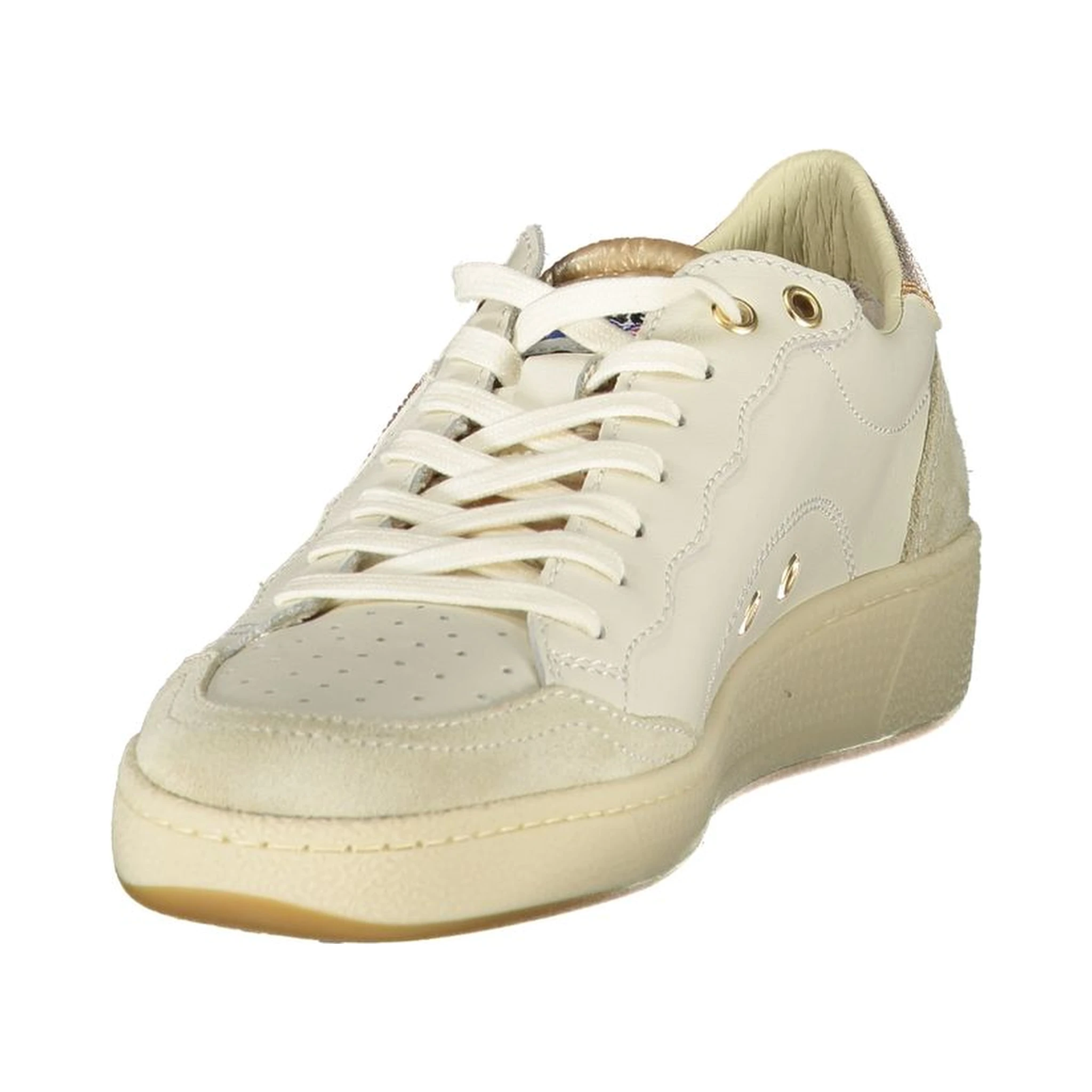 White Leather Women Sneaker