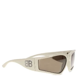 Cream Polyamide Sunglasses