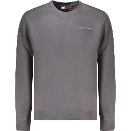 Gray Cotton Men Sweater