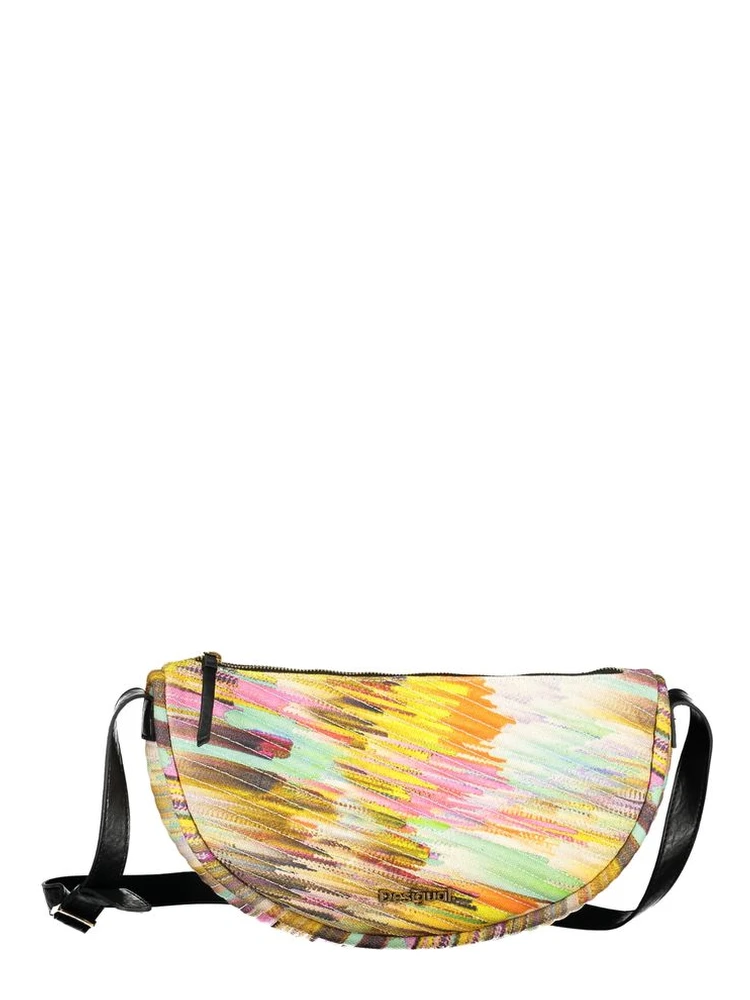 Yellow Polyester Handbag