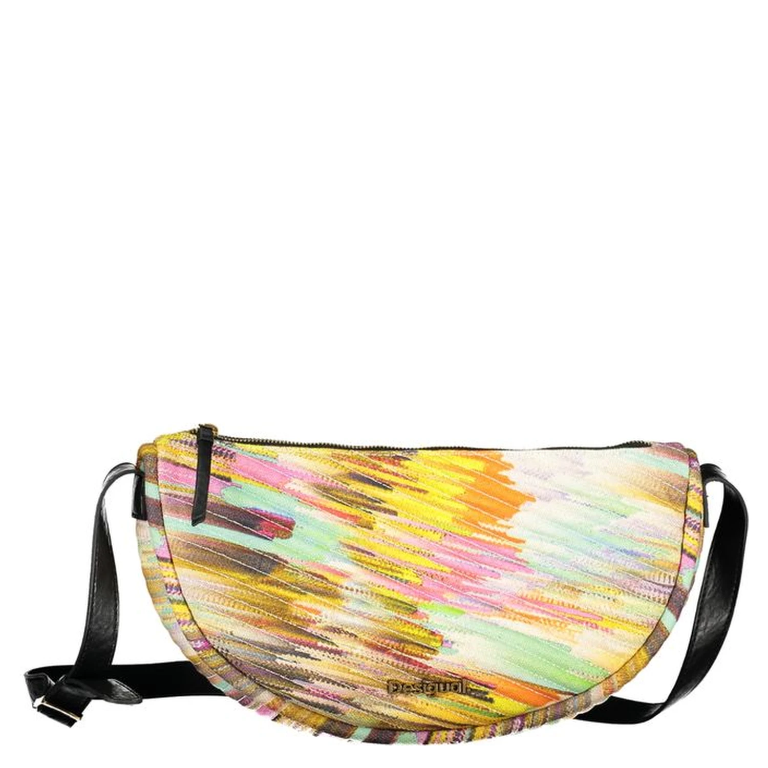 Yellow Polyester Handbag