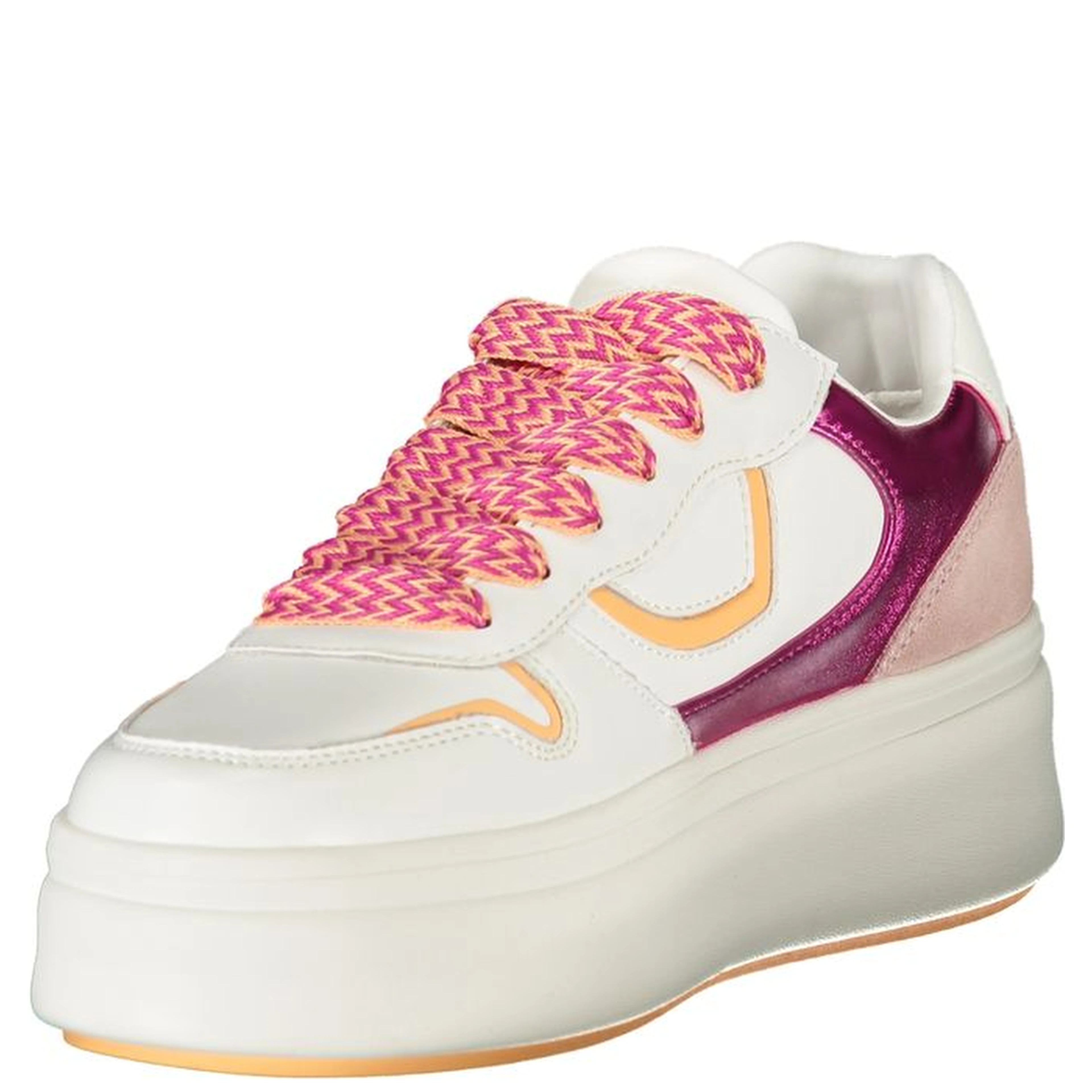White Leather Women Sneaker