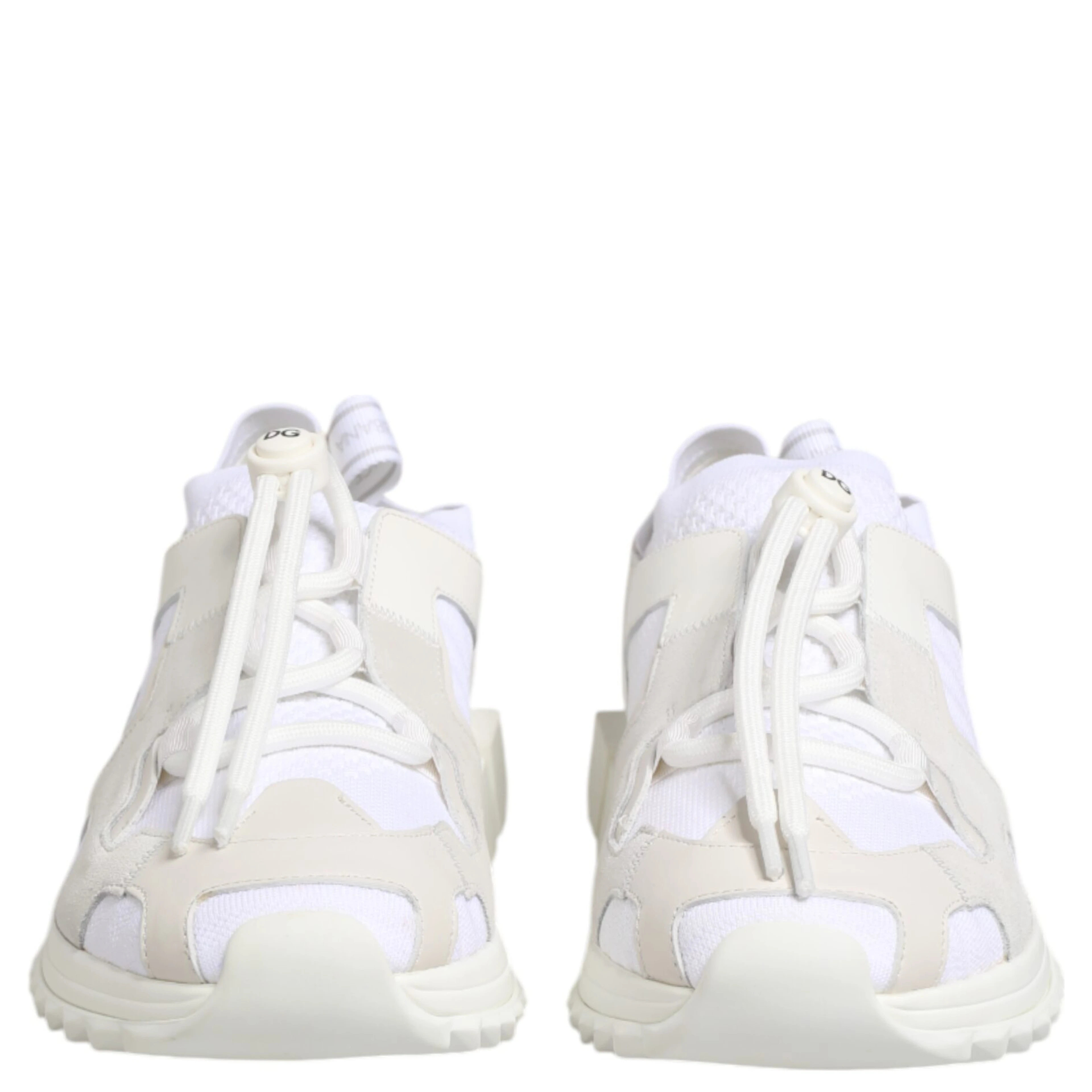 White Sorrento Low Top Lace Up Sneakers Shoes