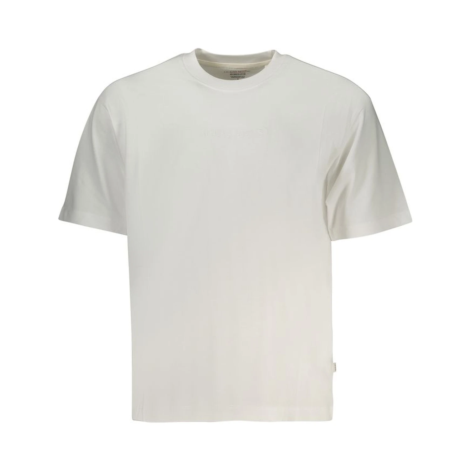 White Cotton Men T-Shirt