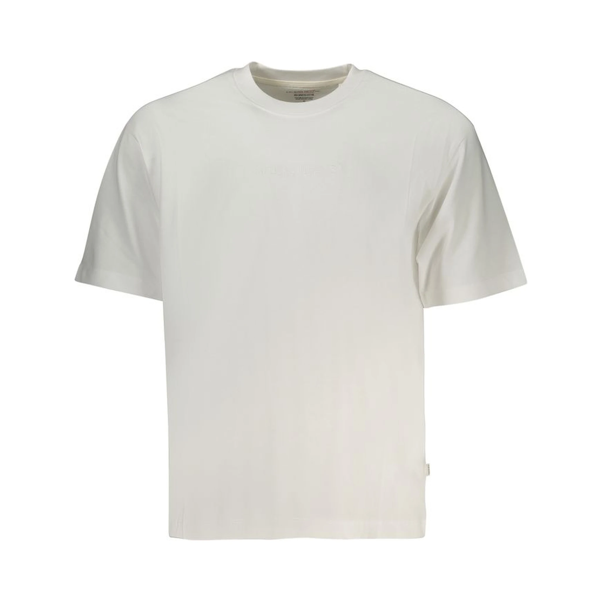 White Cotton Men T-Shirt