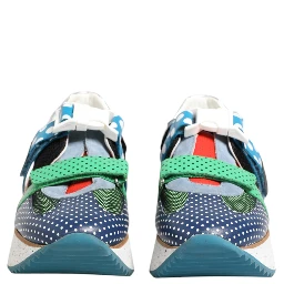 Multicolor Leather Low Top Sneakers Shoes