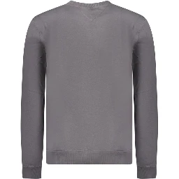 Gray Cotton Men Sweater