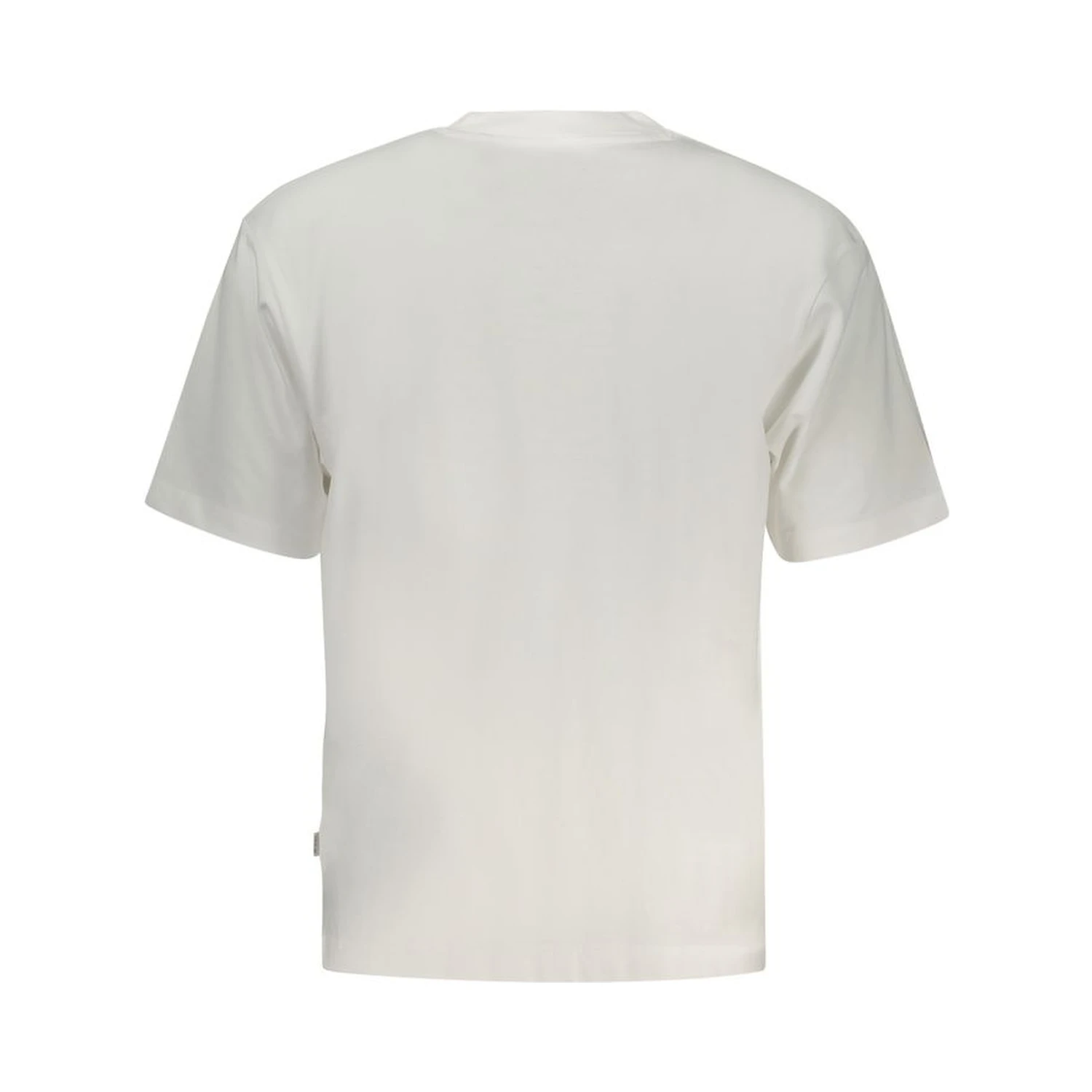White Cotton Men T-Shirt