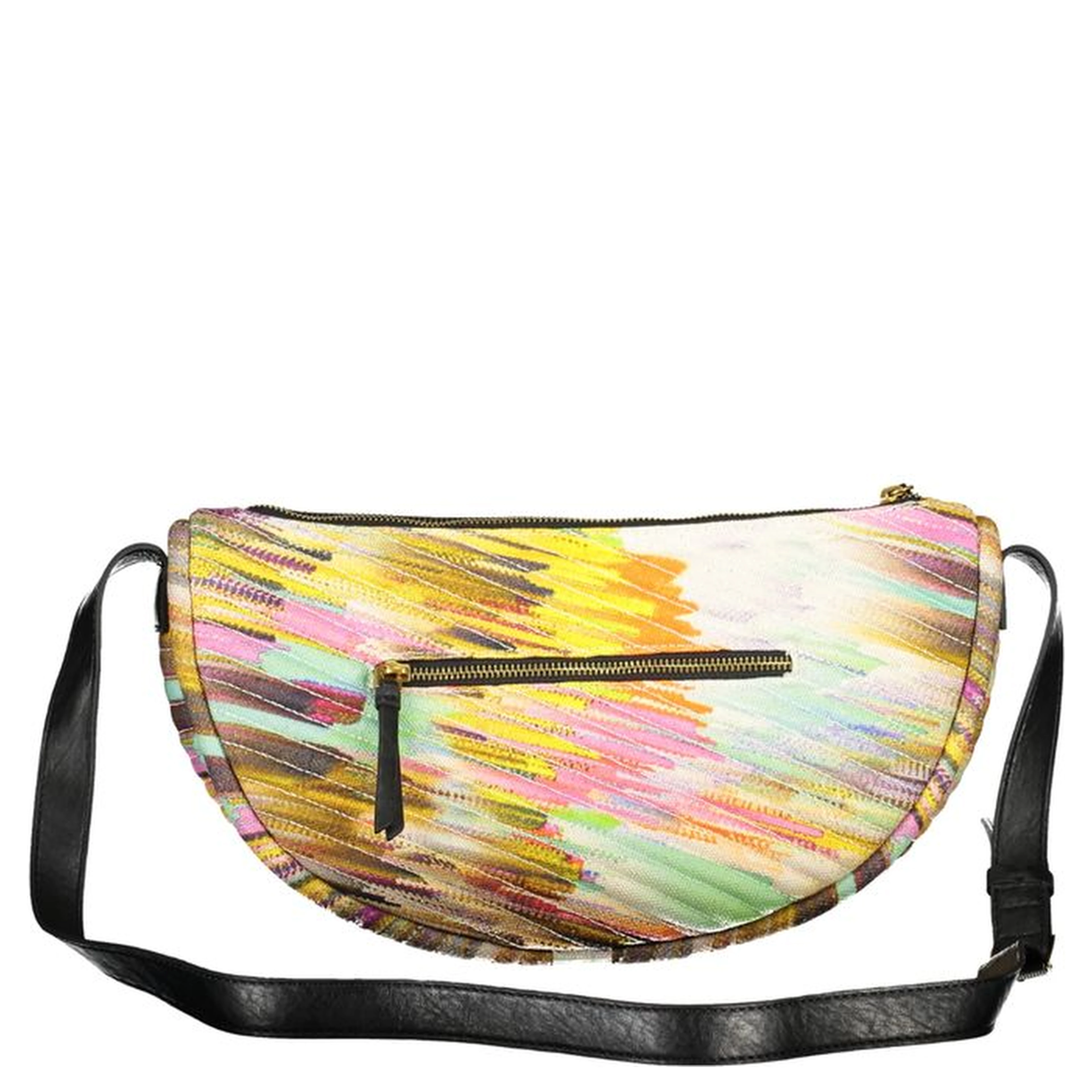 Yellow Polyester Handbag