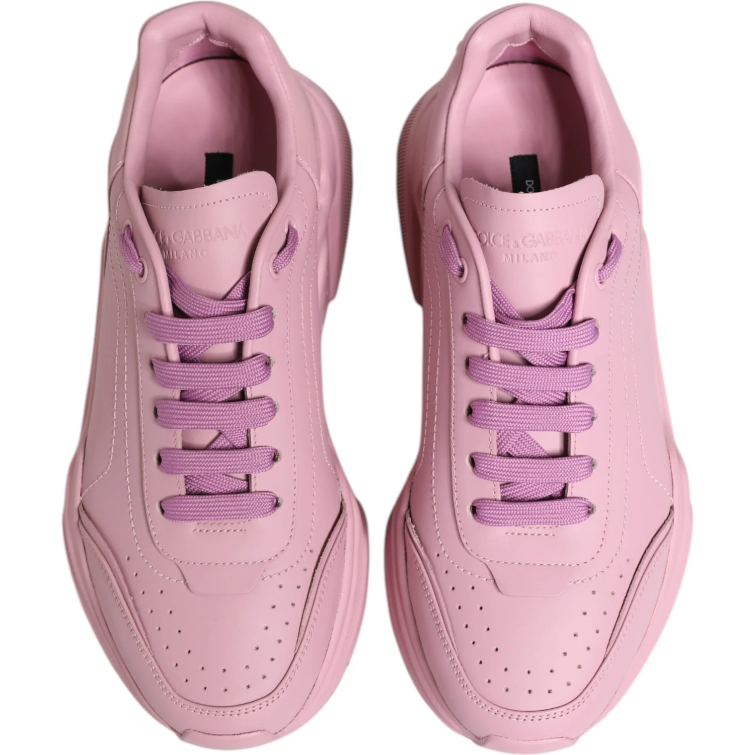 Pink Leather Daymaster Low Top Sneakers Shoes