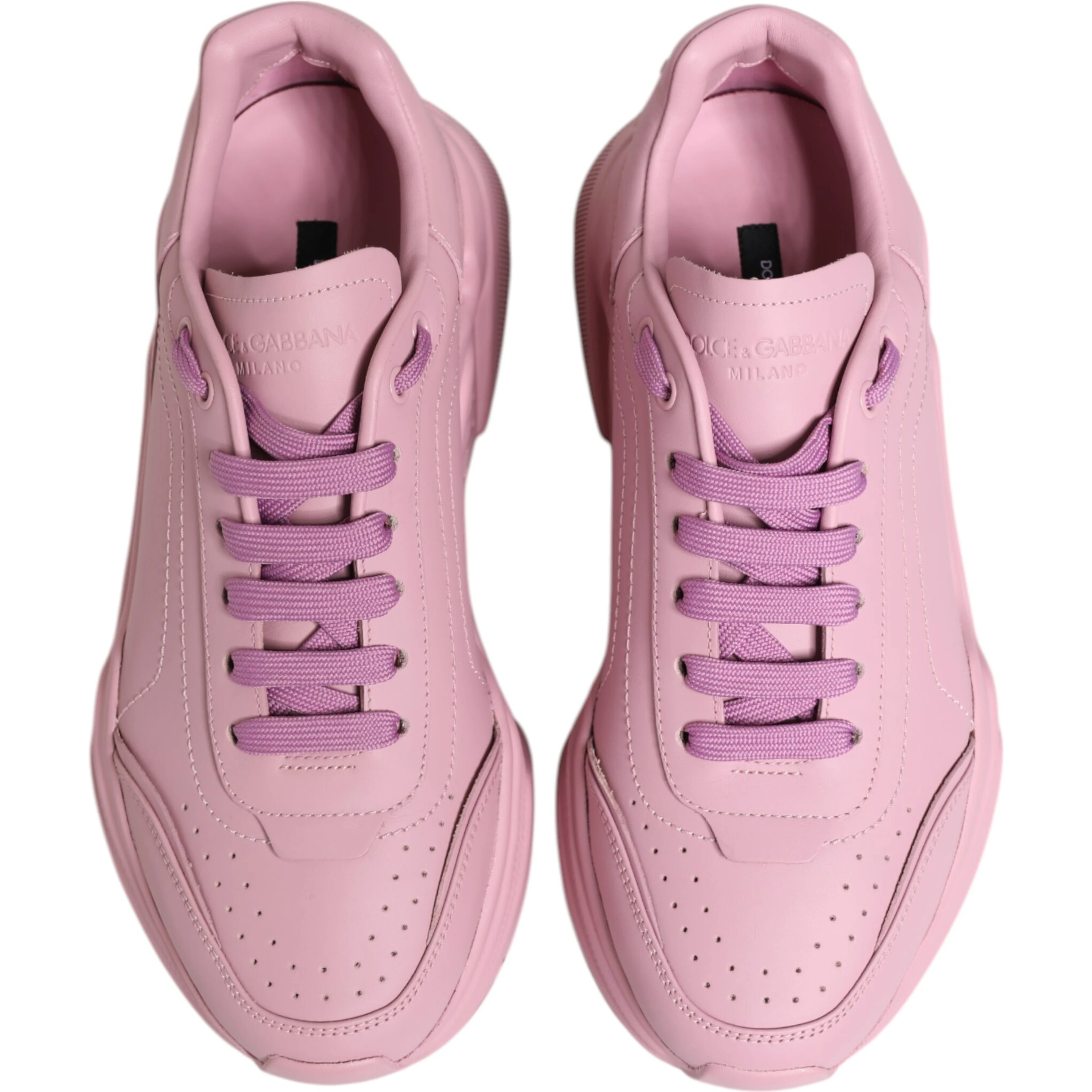 Pink Leather Daymaster Low Top Sneakers Shoes