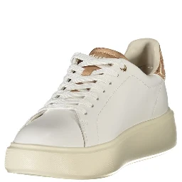 White Leather Women Sneaker