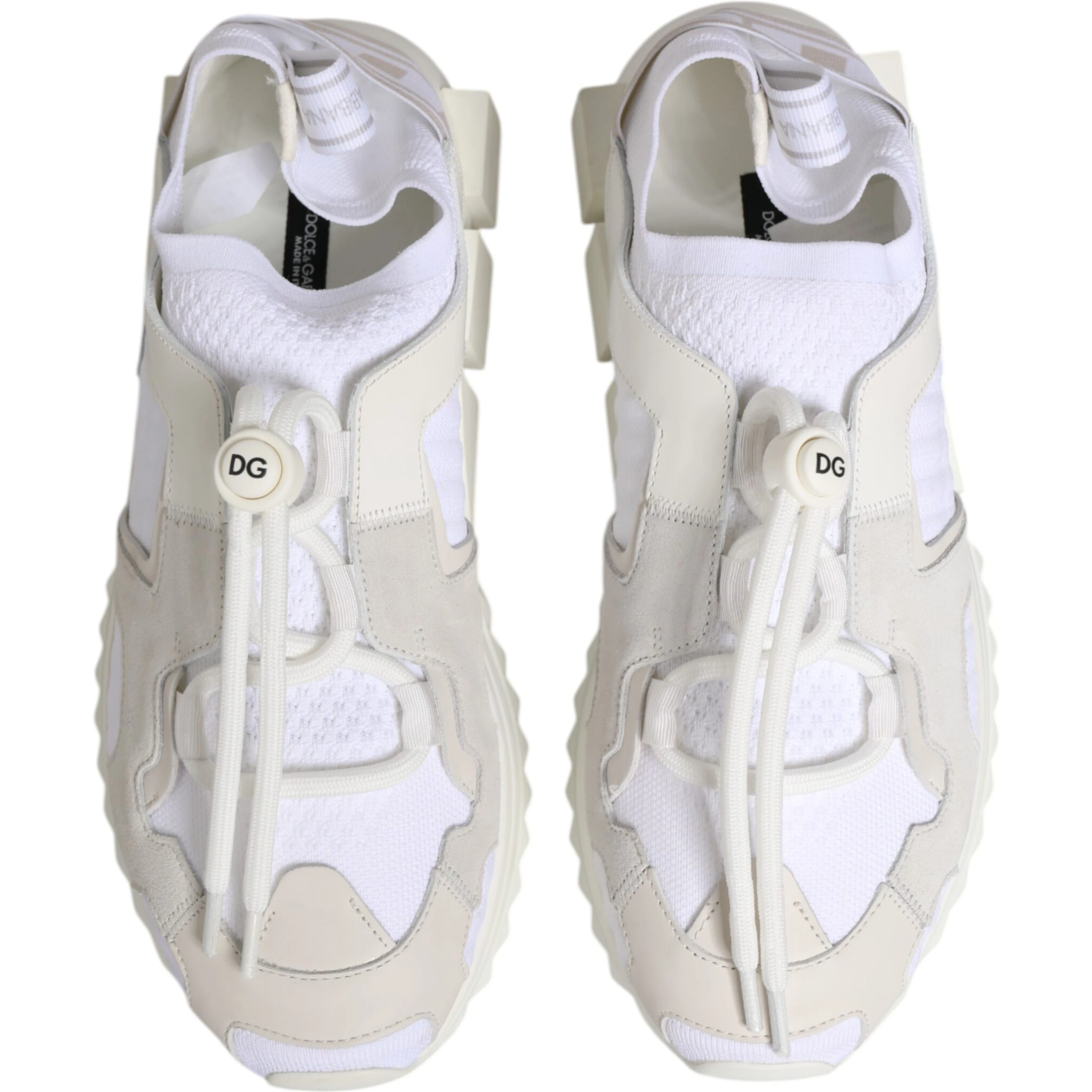 White Sorrento Low Top Lace Up Sneakers Shoes