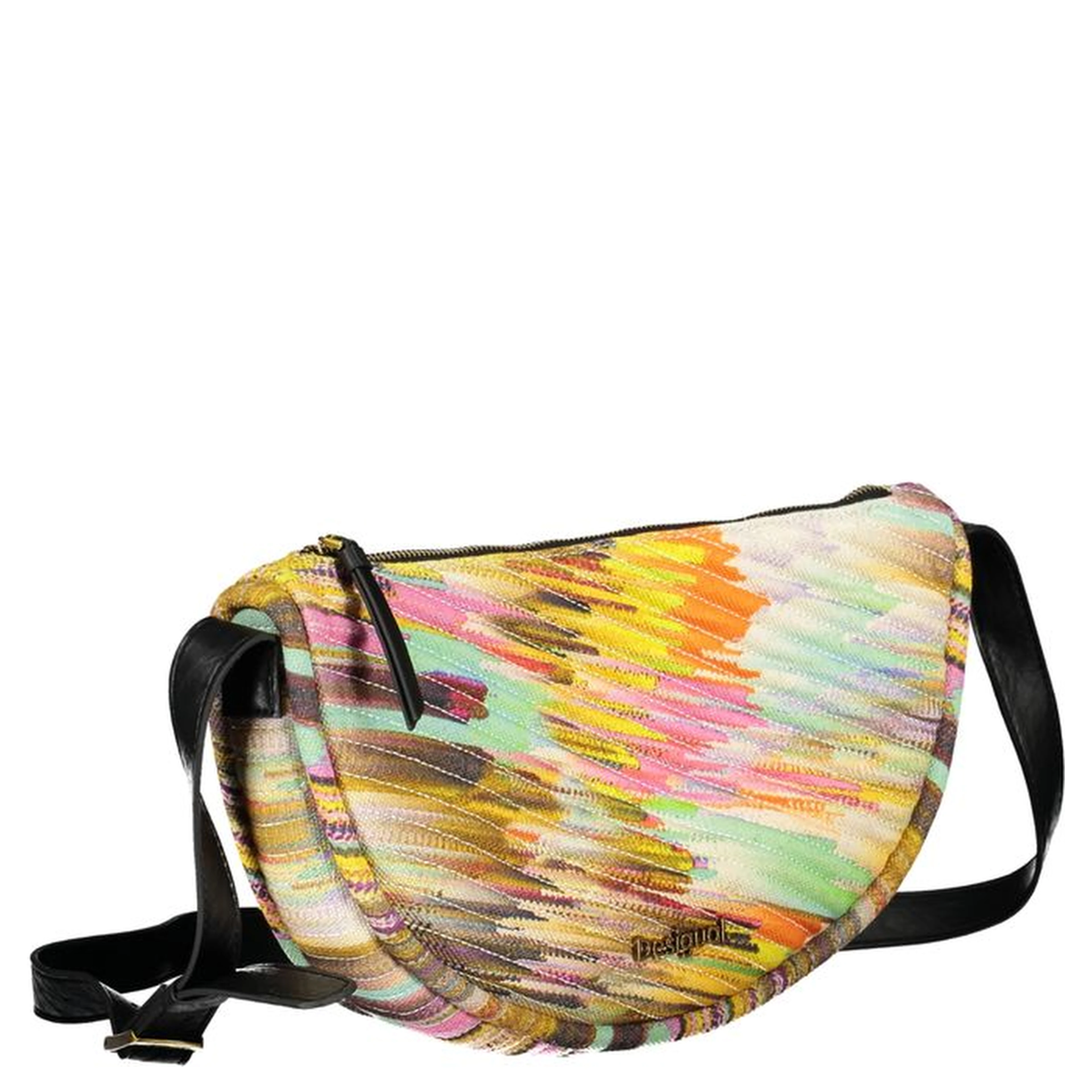 Yellow Polyester Handbag