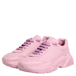 Pink Leather Daymaster Low Top Sneakers Shoes