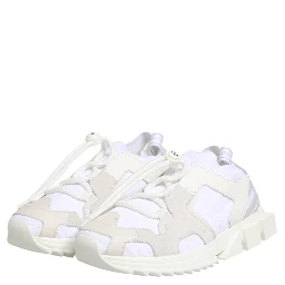 White Sorrento Low Top Lace Up Sneakers Shoes