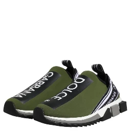 Green Logo Low Top Sorrento Men Sneakers Shoes