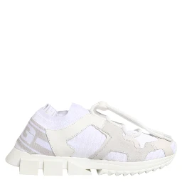 White Sorrento Low Top Lace Up Sneakers Shoes