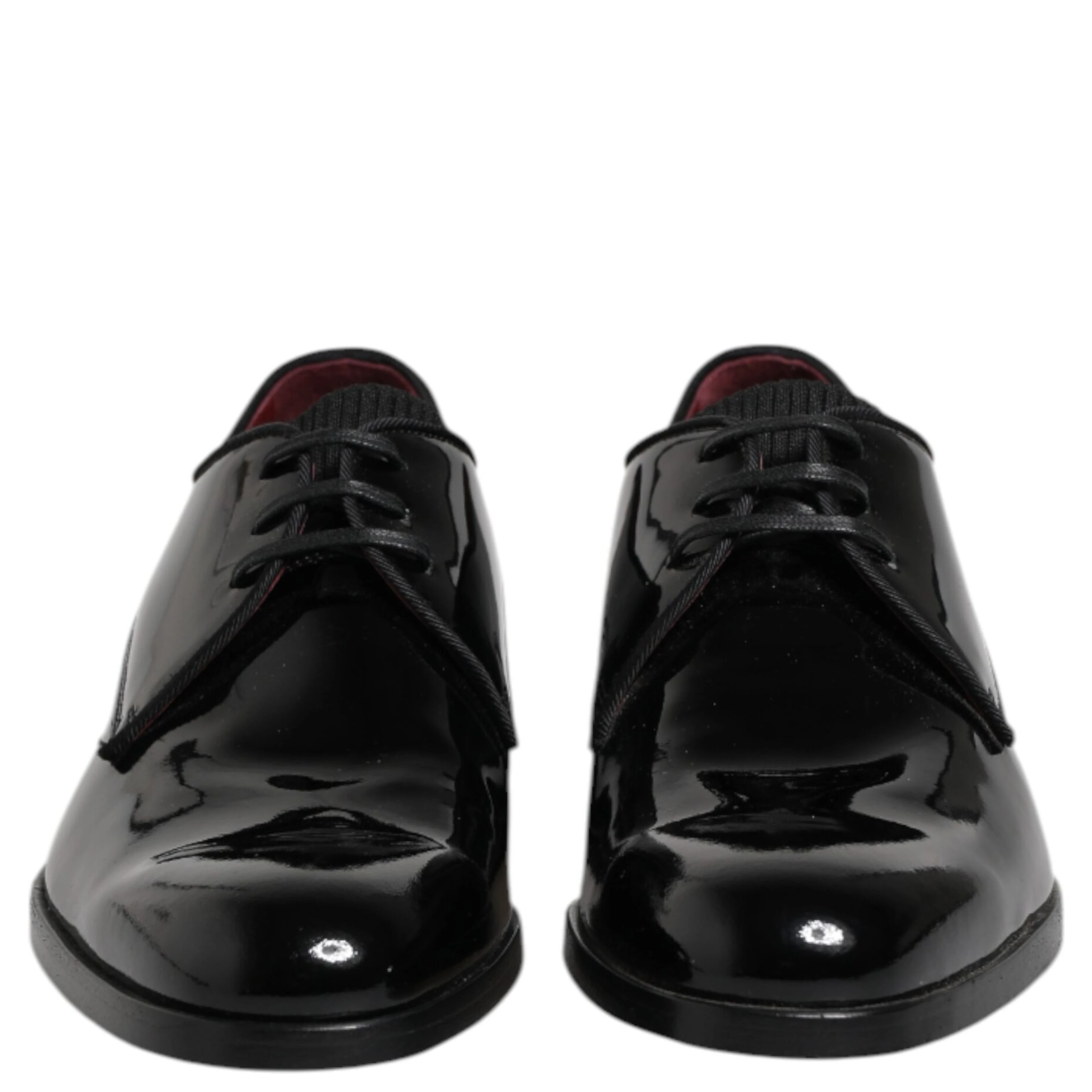 Black Leather Lace Up Men Derby Formal Shoes