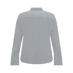 White Cotton Dress Shirt
