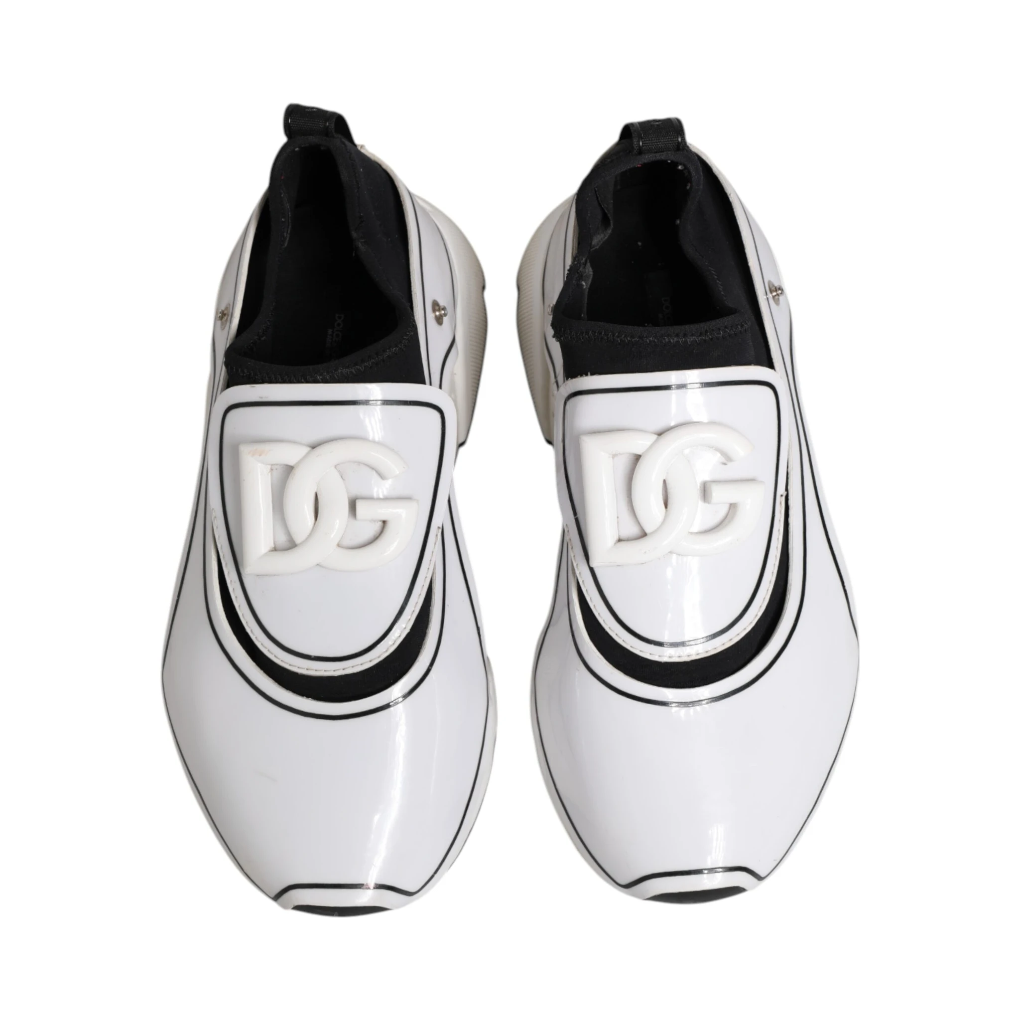 White Black Logo Plaque Daymaster Men Sneakers Shoes