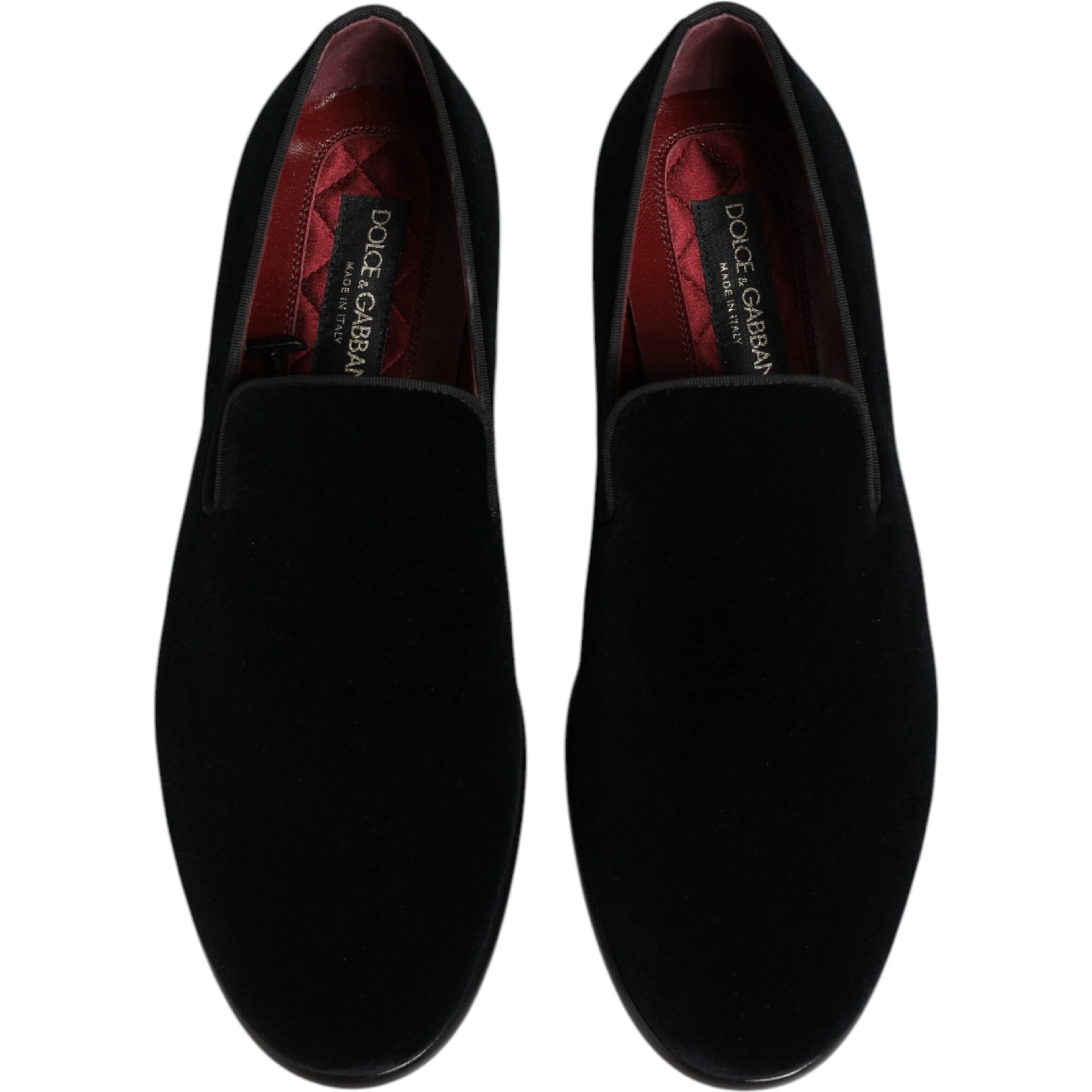 Black Velvet Loafers Formal Men Dress Shoes