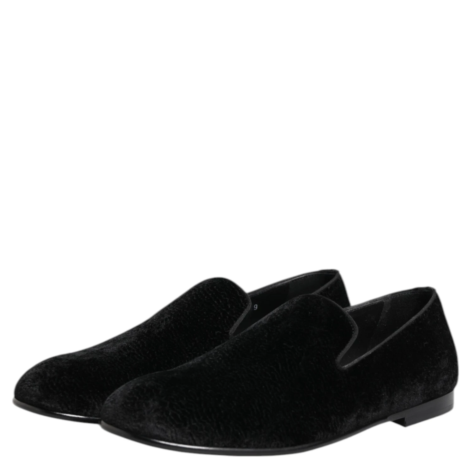 Black Jacquard Loafers Formal Men Dress Shoes