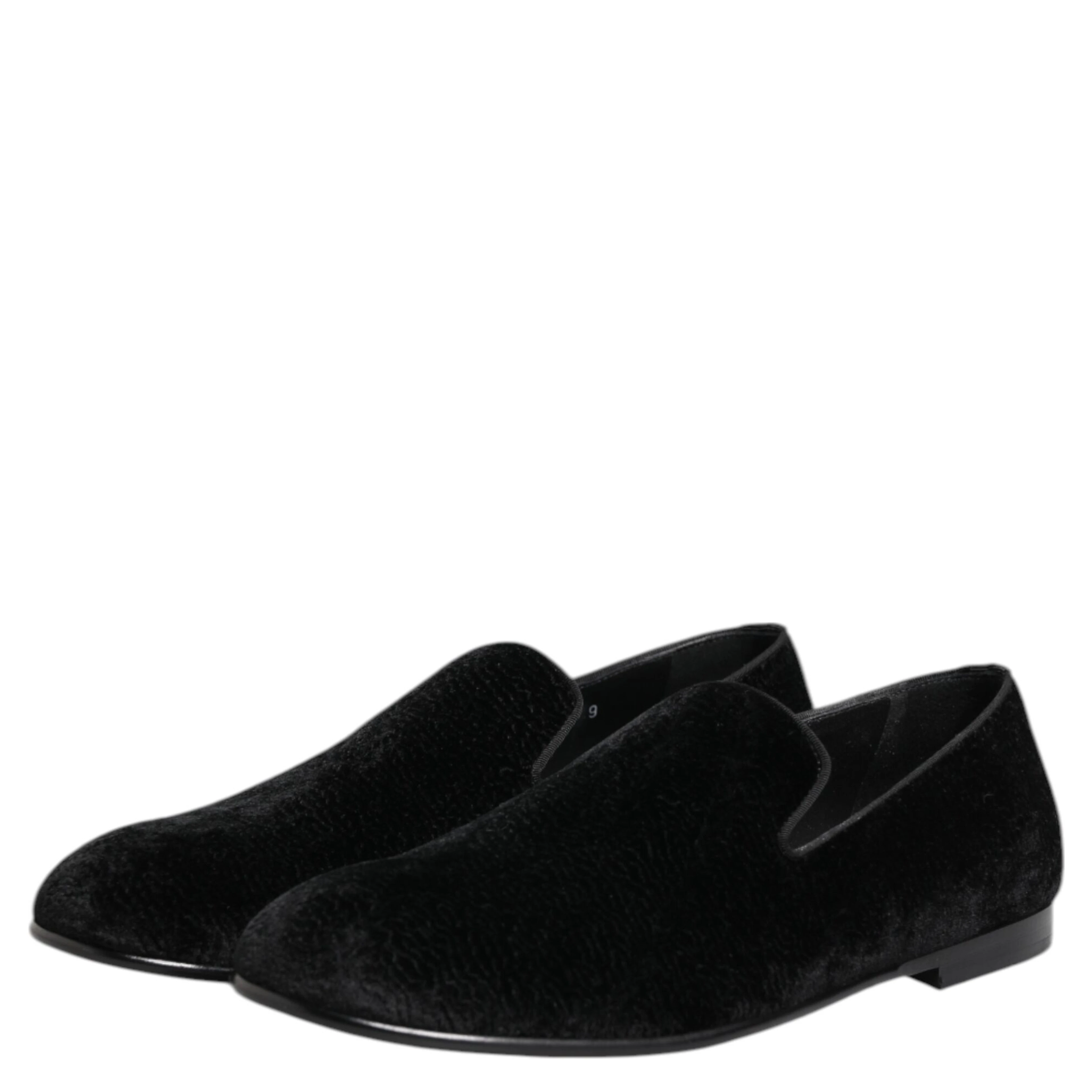 Black Jacquard Loafers Formal Men Dress Shoes
